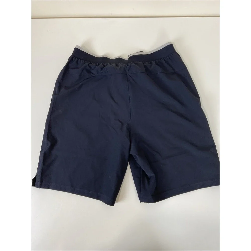 Fabletics Fundamental Short II Men's Large 9”Inseam Black Unlined Pockets NWT